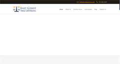 Desktop Screenshot of eastcoasttriallawyers.com
